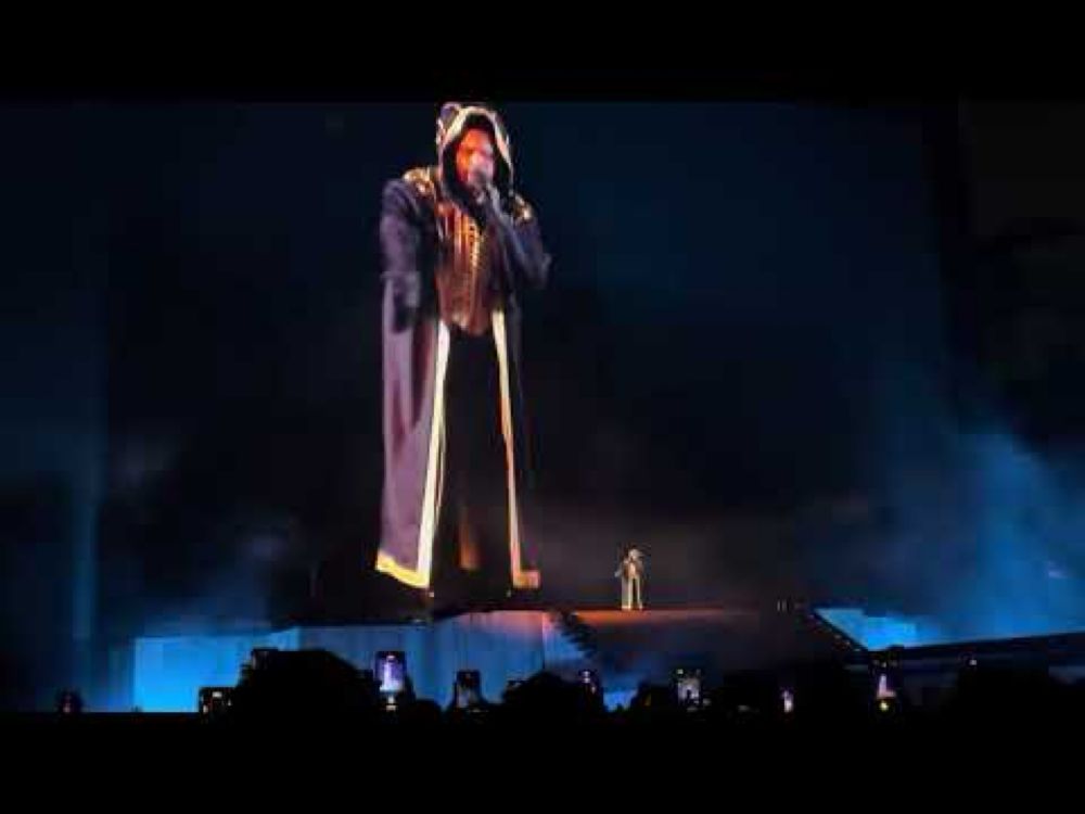 The Weeknd - Dacing In The Flames (New song) Live in São Paulo