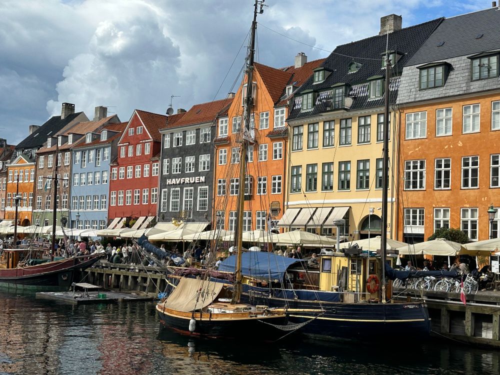Nyhavn canal area in Copenhagen