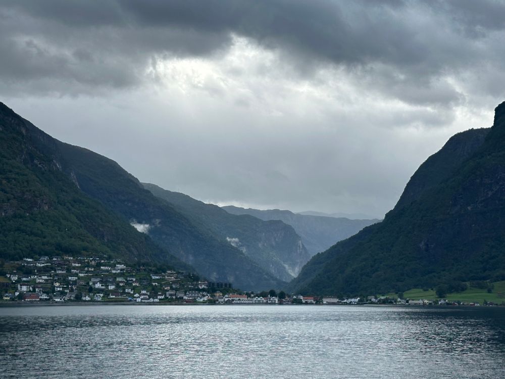 Angry clouds over Nærøyfjord