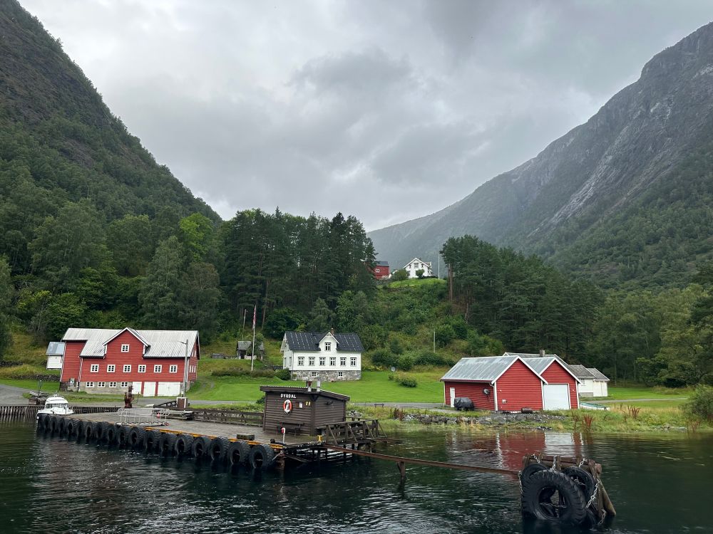 Dyrdal - a tiny village on the Nærøyfjord