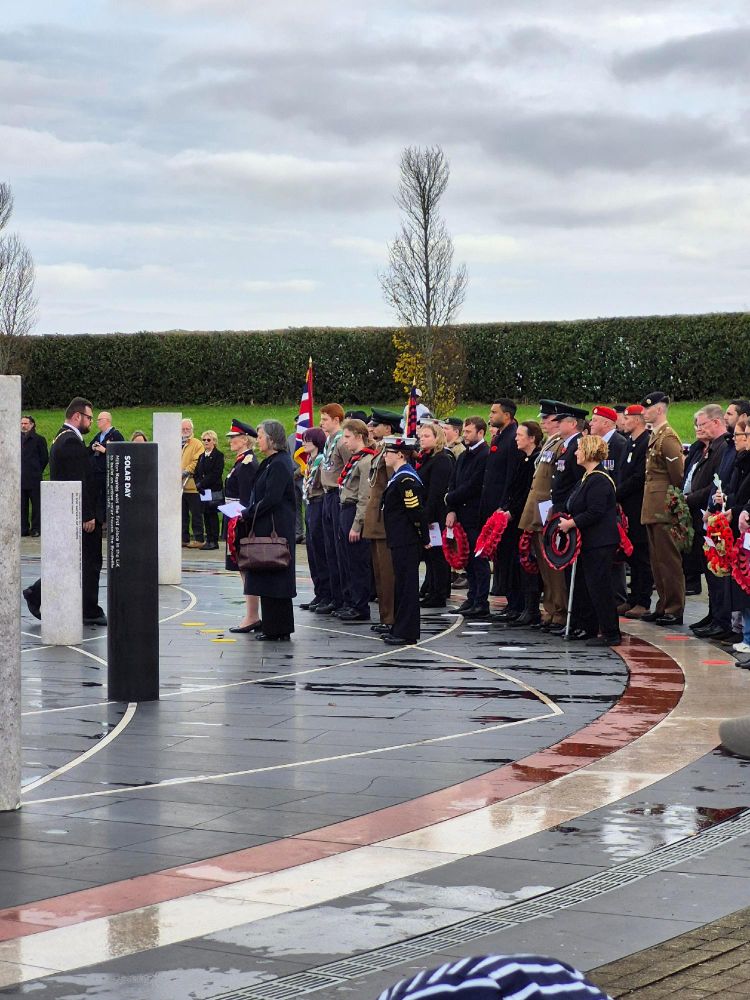 Veterans and guests at the MK Bowl for Armistice Day