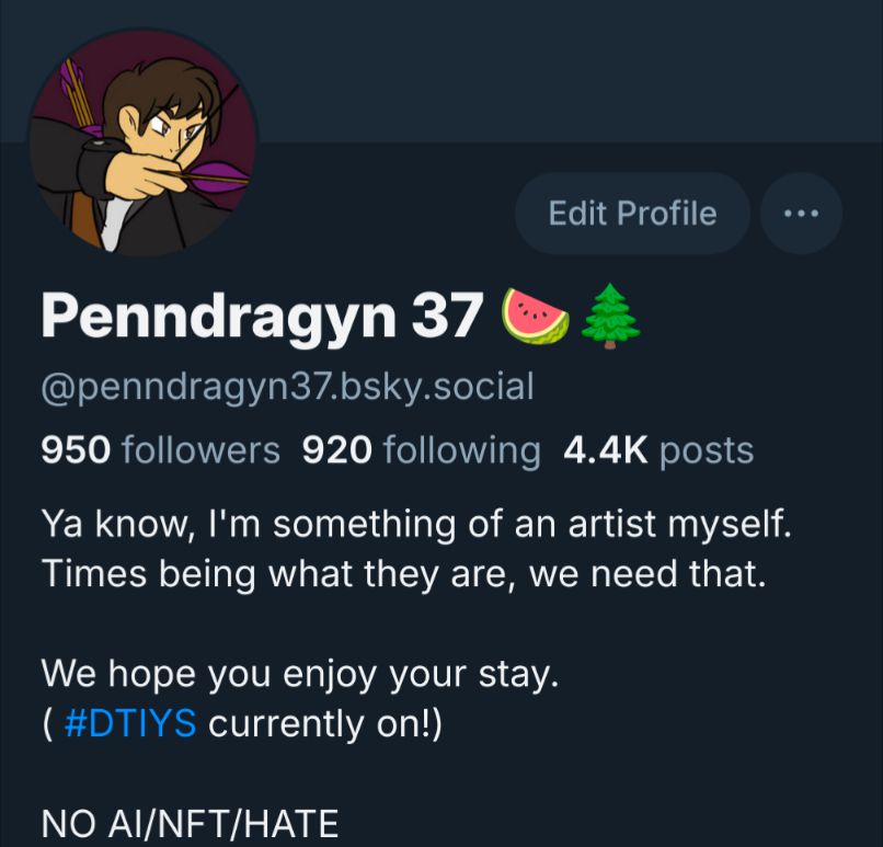 A screenshot of my follower count as of this post. It shows that I have reached 950 followers, which I am commemorating with an art share.

Thank you all so much for stopping by, we hope you enjoy your stay!