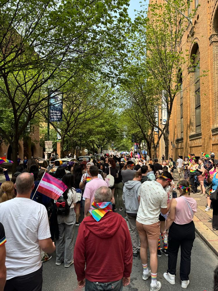 The Philly Pride march