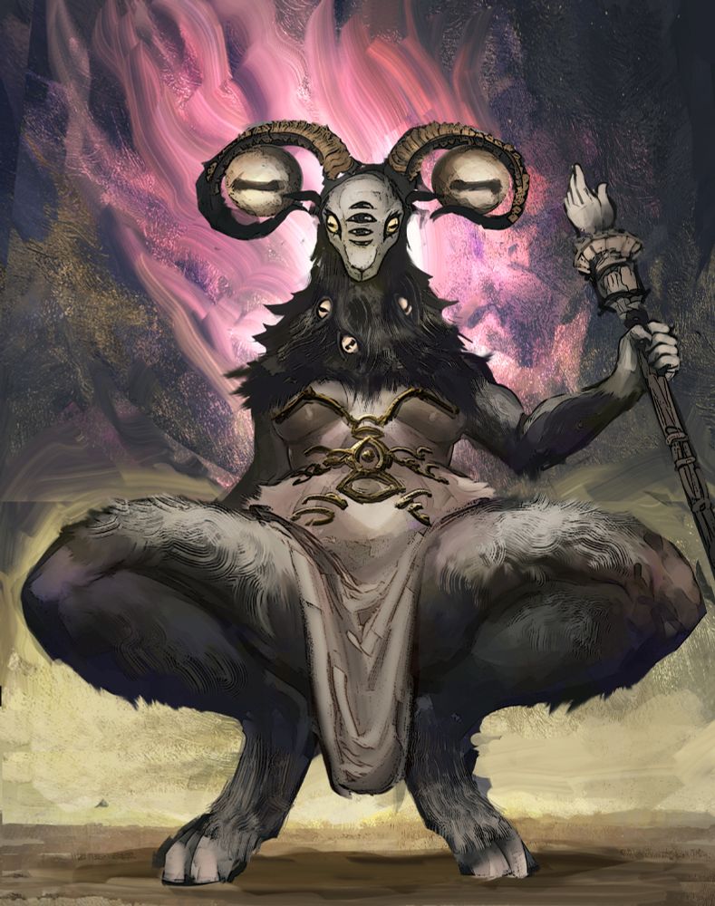 Illustration of Libra, creature of night