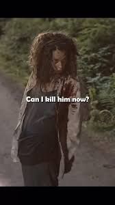 Fiona Dourif as Bart in Dirk Gently's Holistic Detective Agency, with the text "can I kill him now?"

Just a little bit feral, a little bit murderous. It's fine 