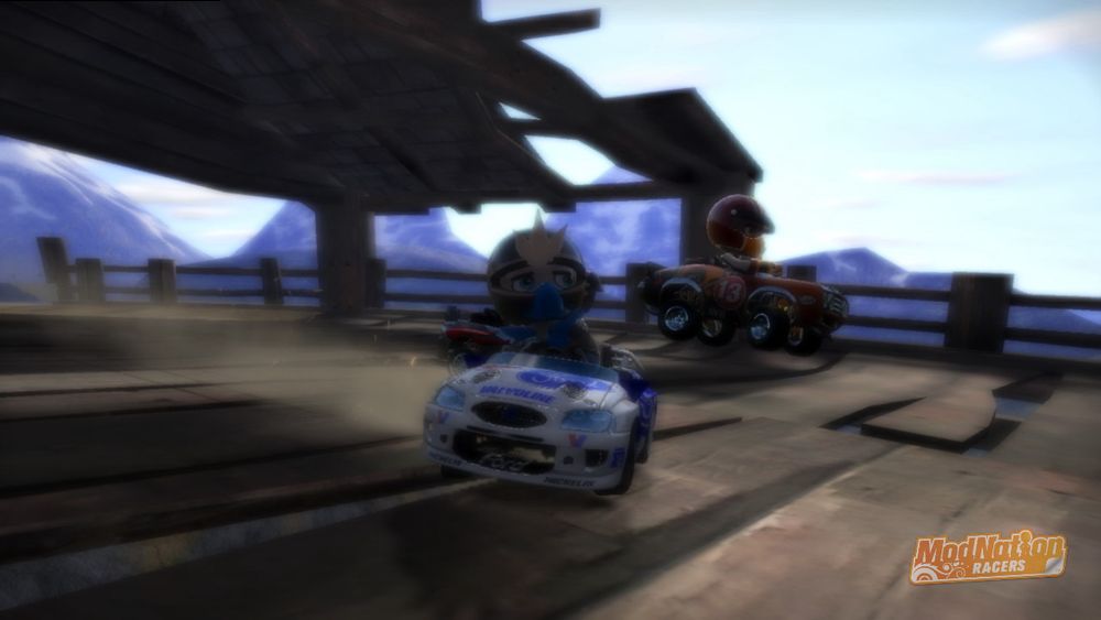 A crudely custom-made Sub-Zero (MK Deception) driving by a pre-made mod, who is an NPC.