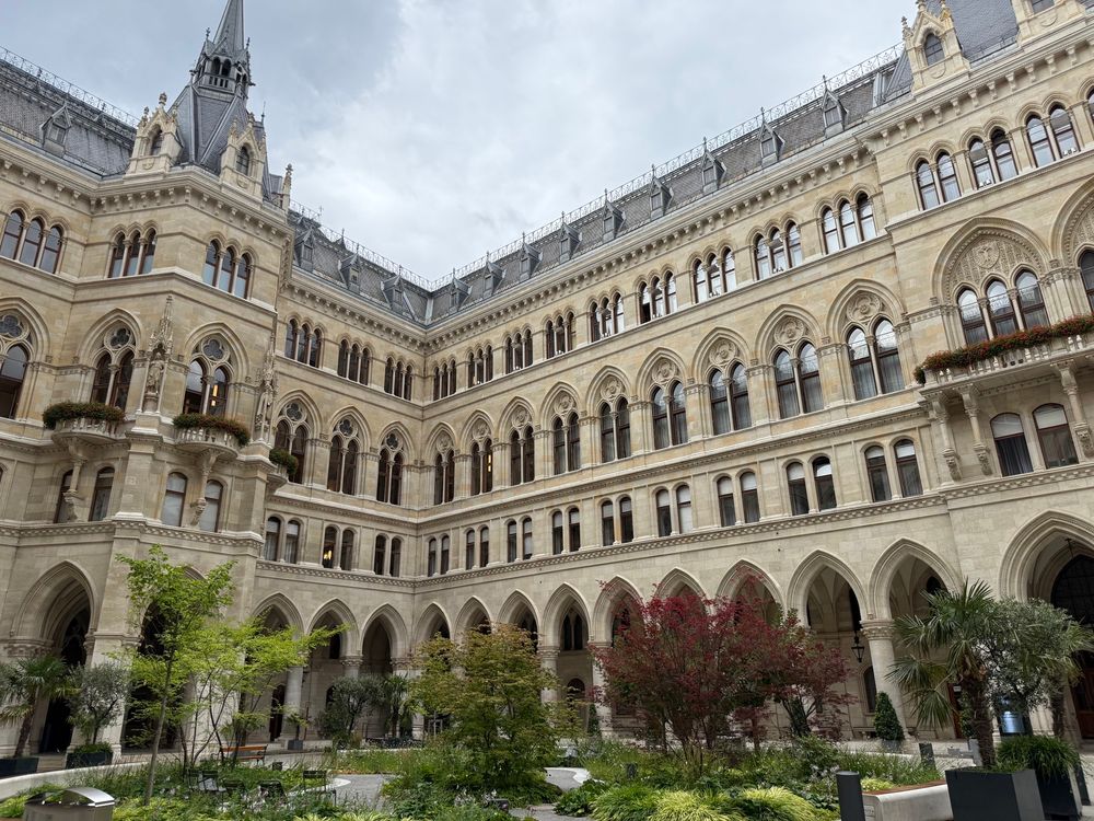 Der Innenhof des Wiener Rathauses