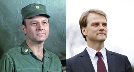 Chris Alexander and Larry Linville as Frank Burns of M*A*S*H fame.