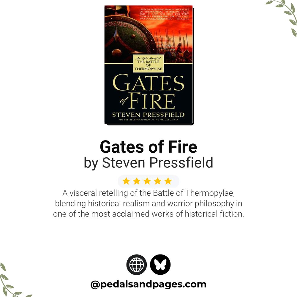 Book review image for 'Gates of Fire' by Steven Pressfield - 5 out of 5 stars