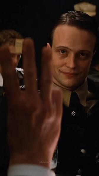 the "three glasses" scene from Inglorious Basterds