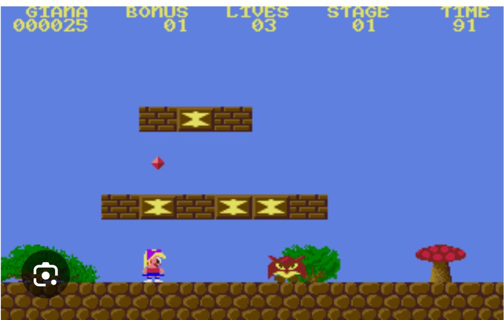 Jeu Gianna Sisters sur console Amiga.