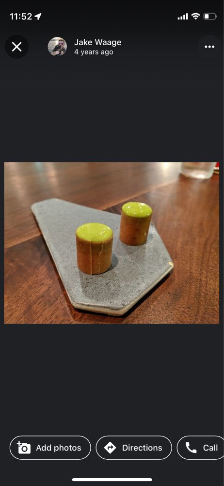 green tubes on a plate 
