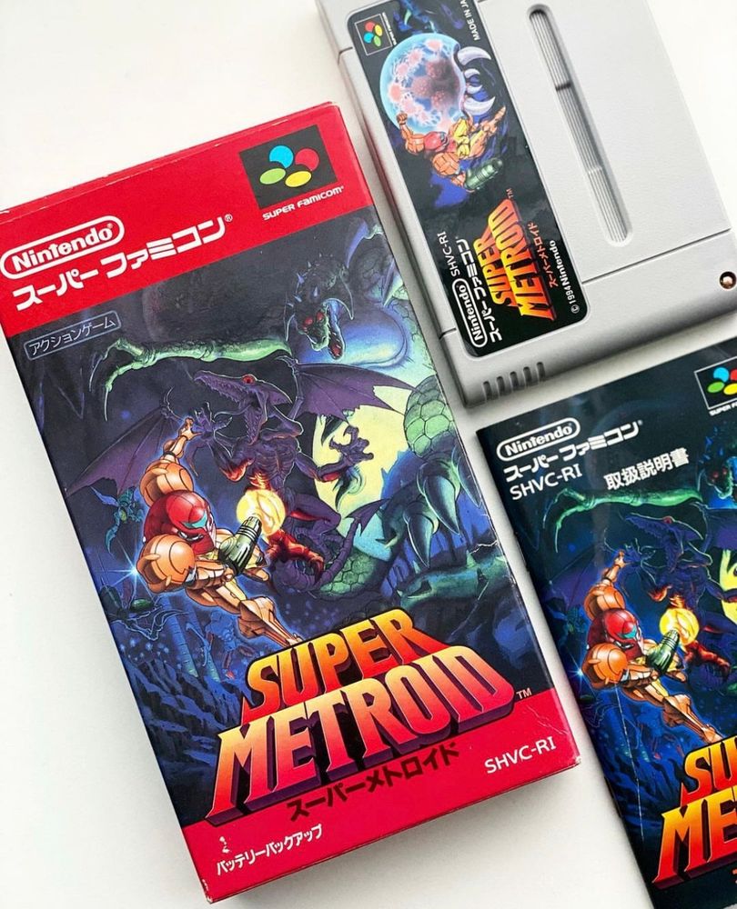 Super Metroid on Super Famicom. 