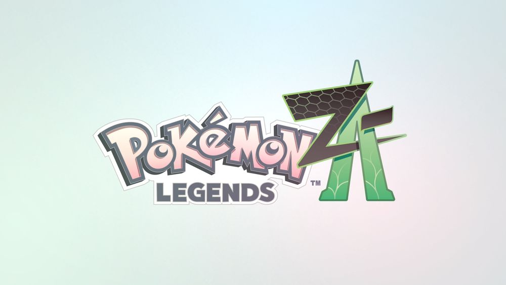 The post-game title screen for Pokémon Legends Z-A.