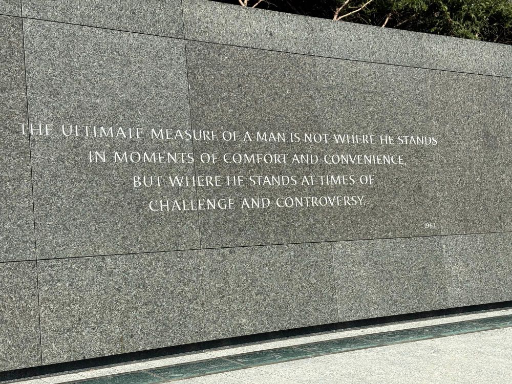 Martin Luther King monument Washington 
