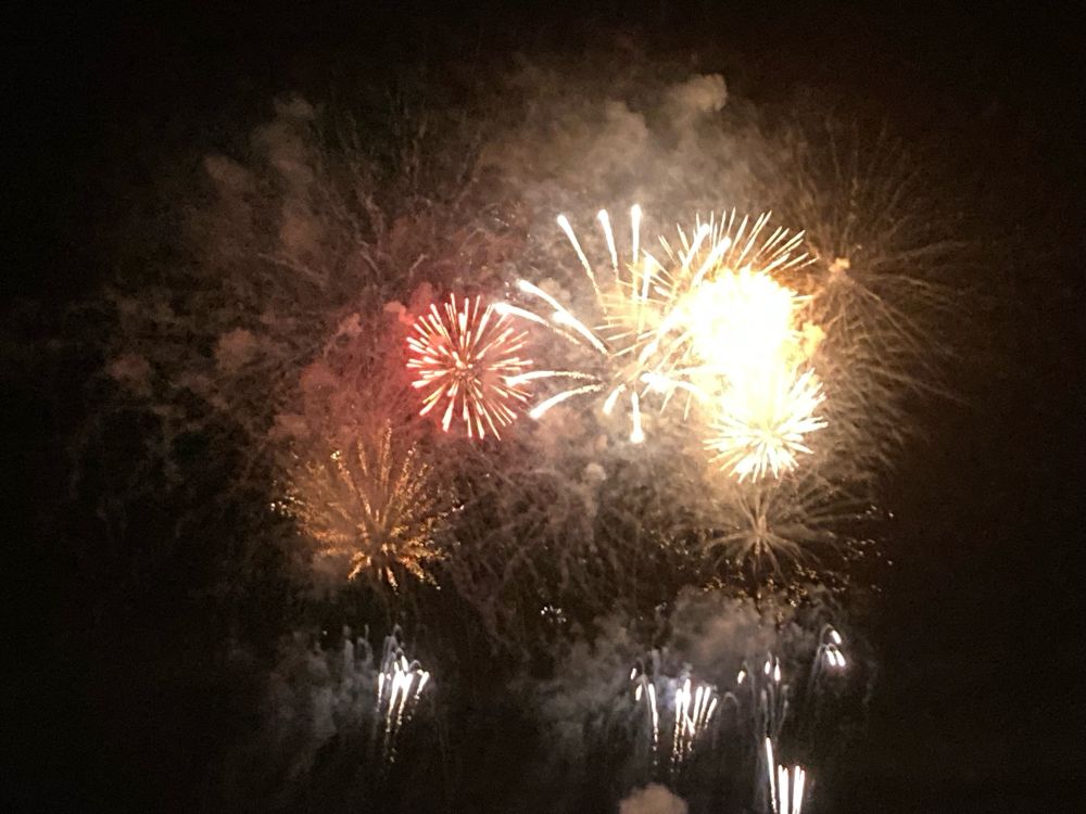 秩父夜祭の花火