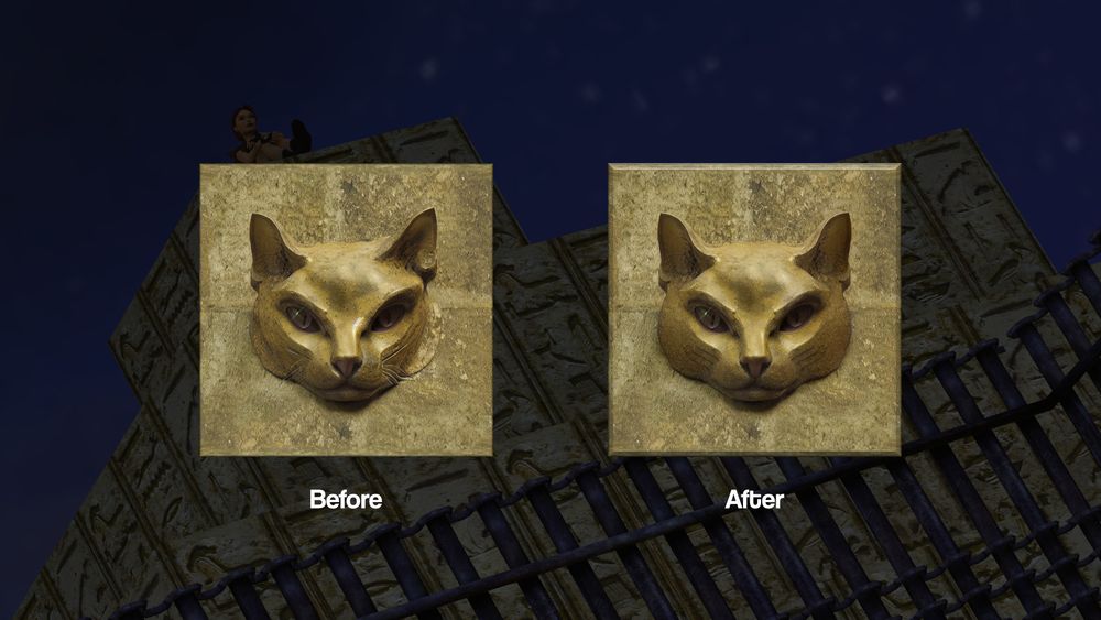 Tomb Raider 1 cat texture edit mod