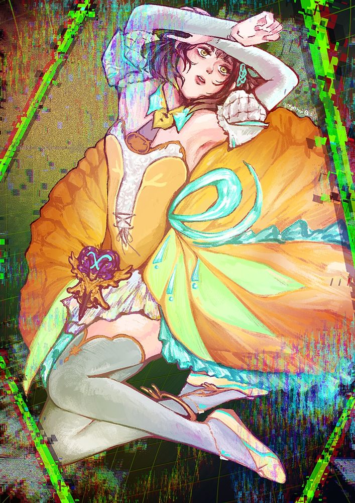 fanart of Sphene from FFXIV