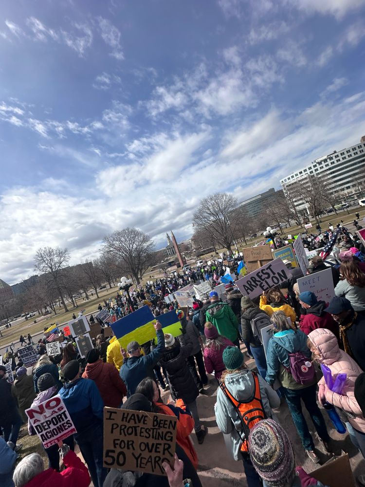50501 protesters in Denver Colorado