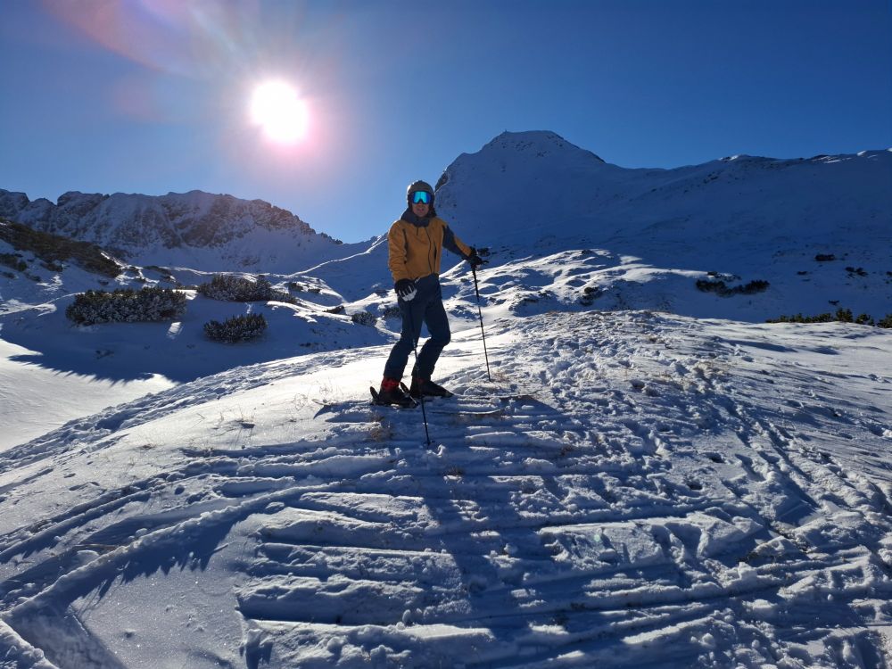 skiing in my backyard