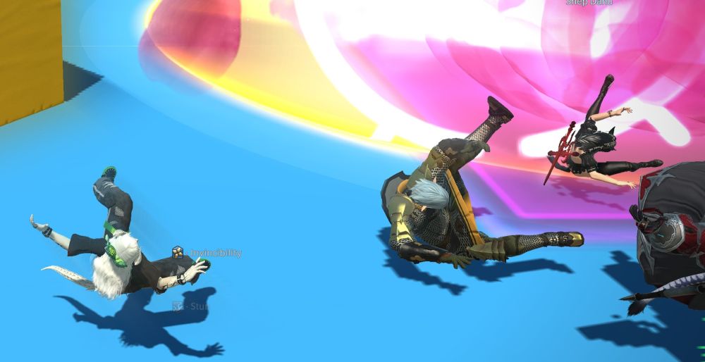 My FFXIV WoL with Haurchefant Greystone in The Fall Guys event.