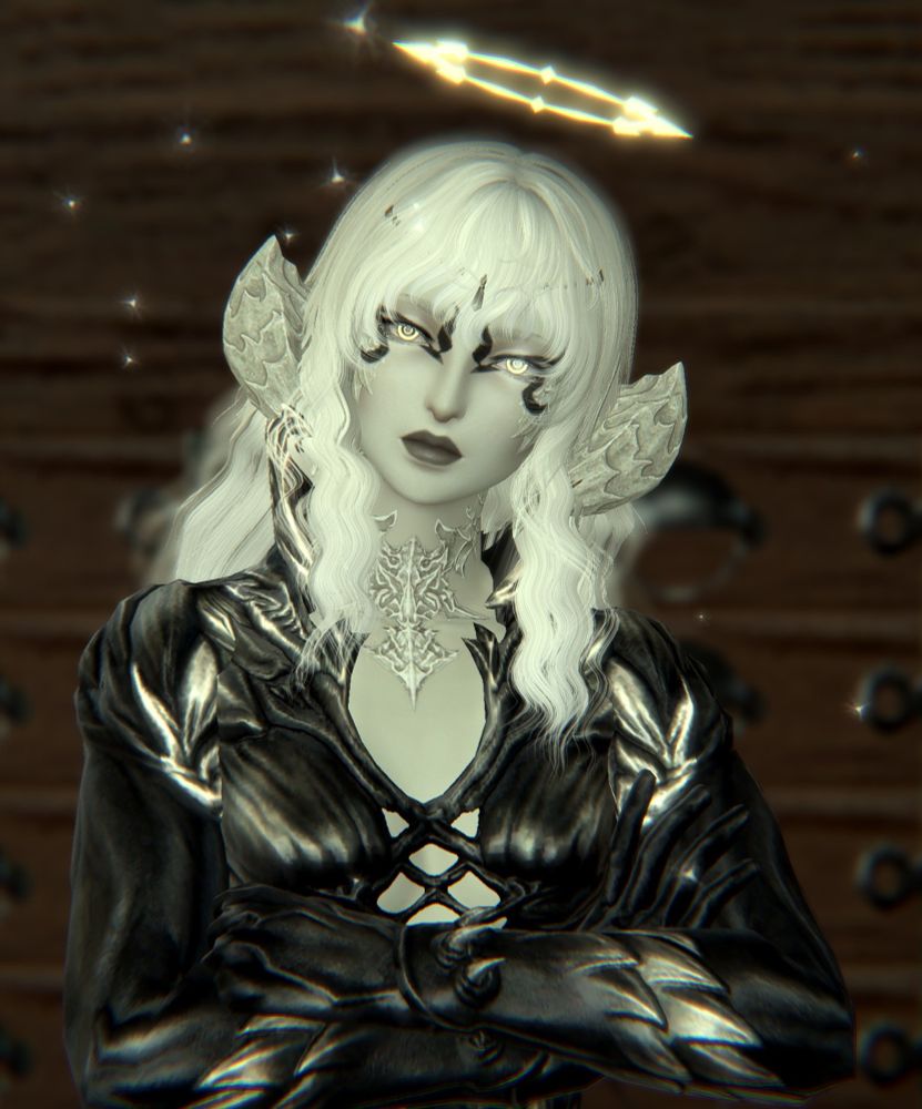 Front facing portrait shot of Ryoko. (FFXIV)