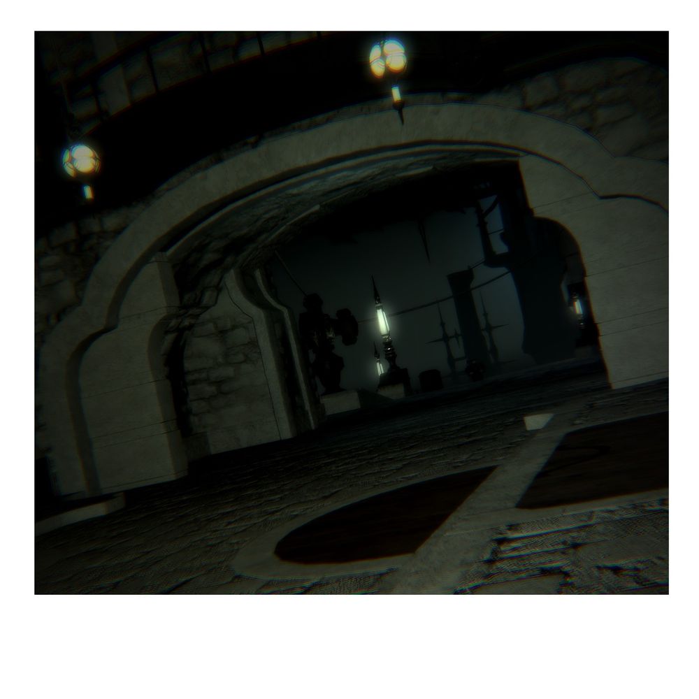 Photo of one of the archways of East Hawkers' Alley.