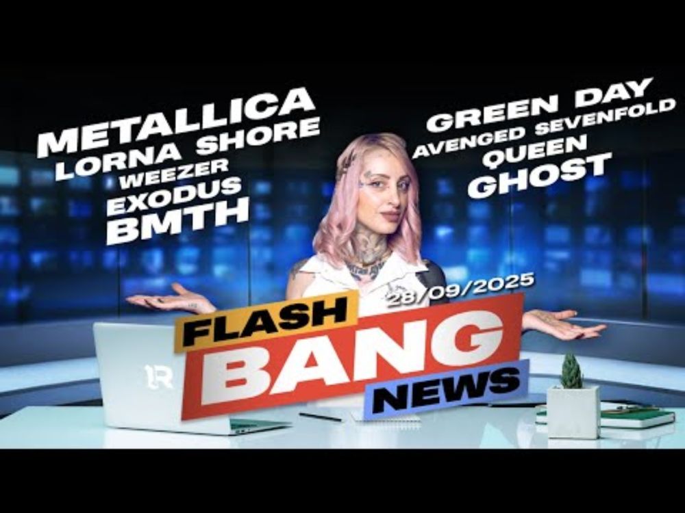 Actu' Metal de la Semaine | GHOST feat. la tourista? | Flash Bang News du 28/09/2025