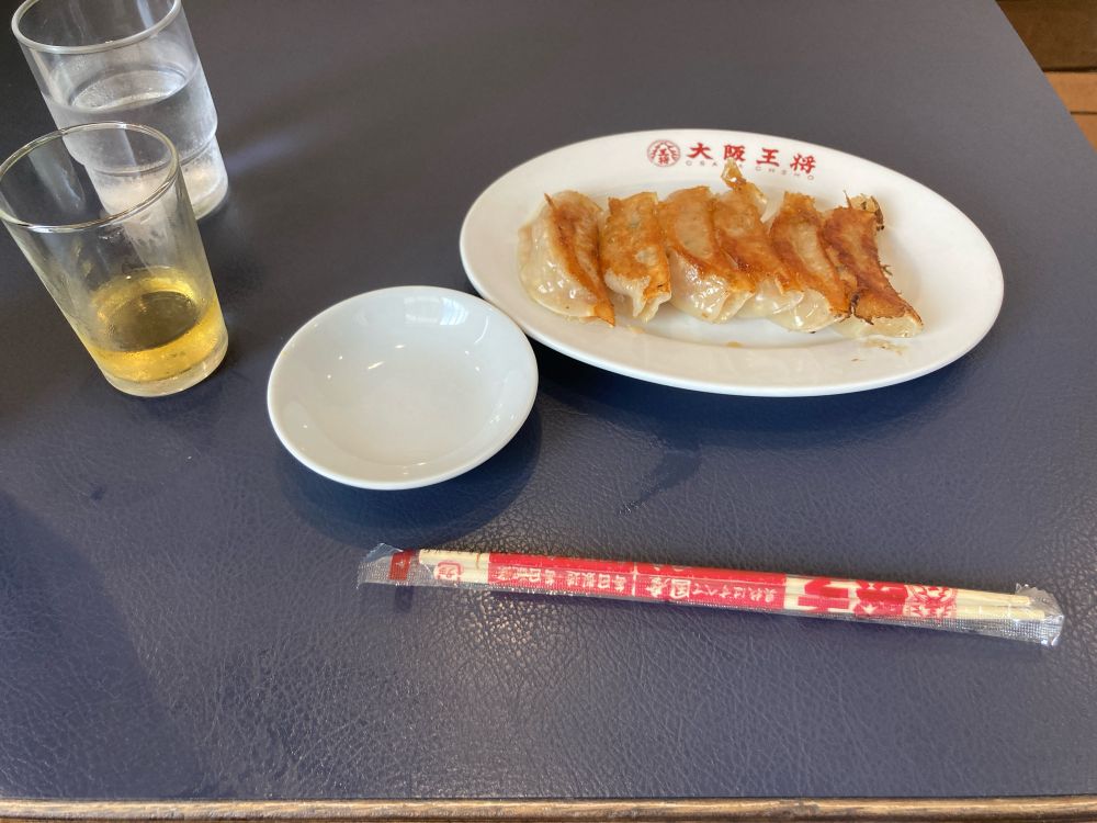 舞い降りた餃子