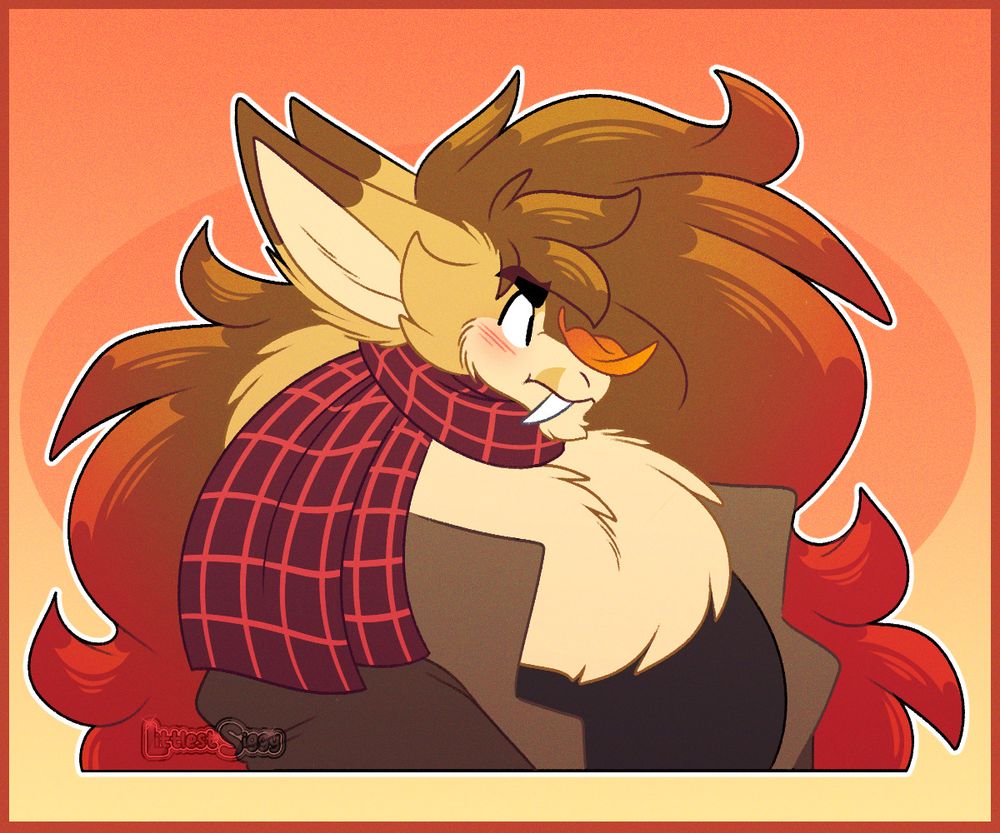 bust profile of Alix with a little leaf on his nose