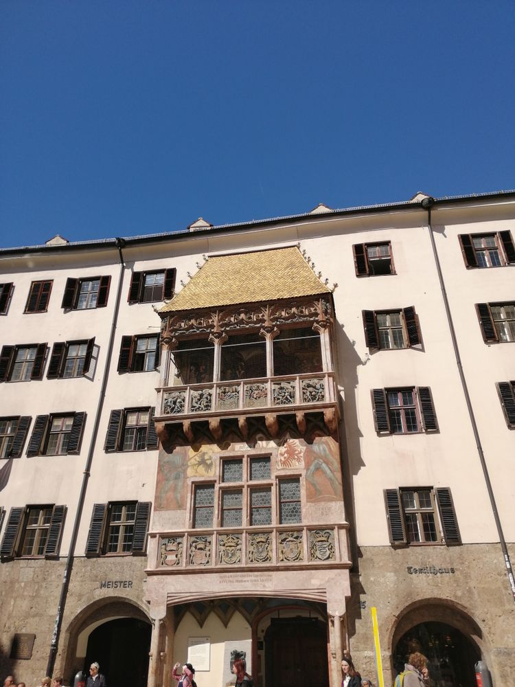 The golden roof in Innsbruck, Austria