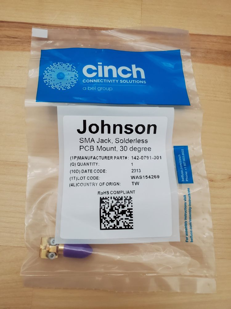 Connector in original packaging.