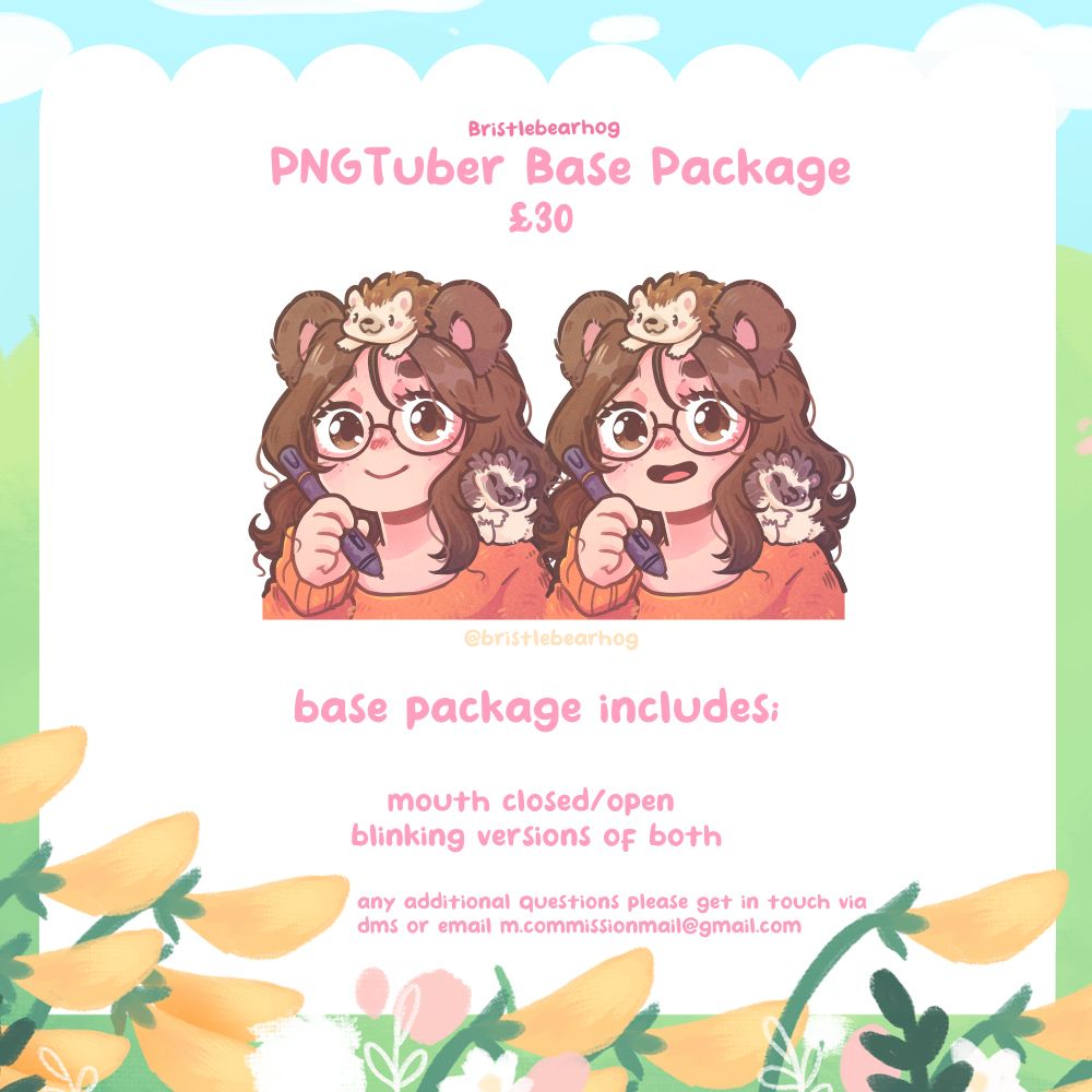 PNGTuber example, £30 for a base package