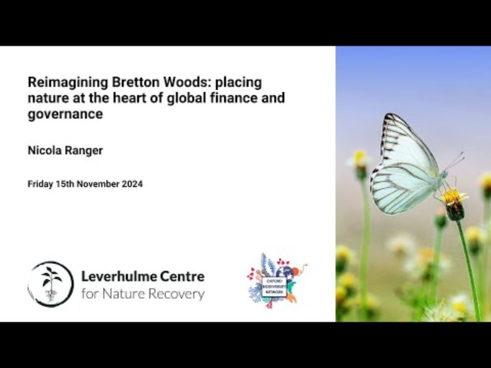 Reimagining Bretton Woods: placing nature at the heart of global finance and governance