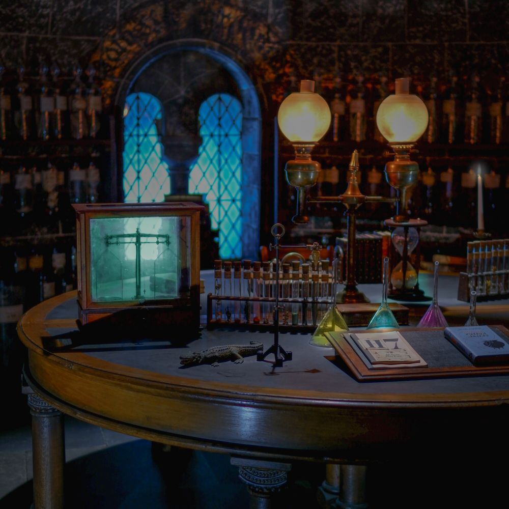 The potion classroom of the Warner Bros Studio Tour Tokyo 