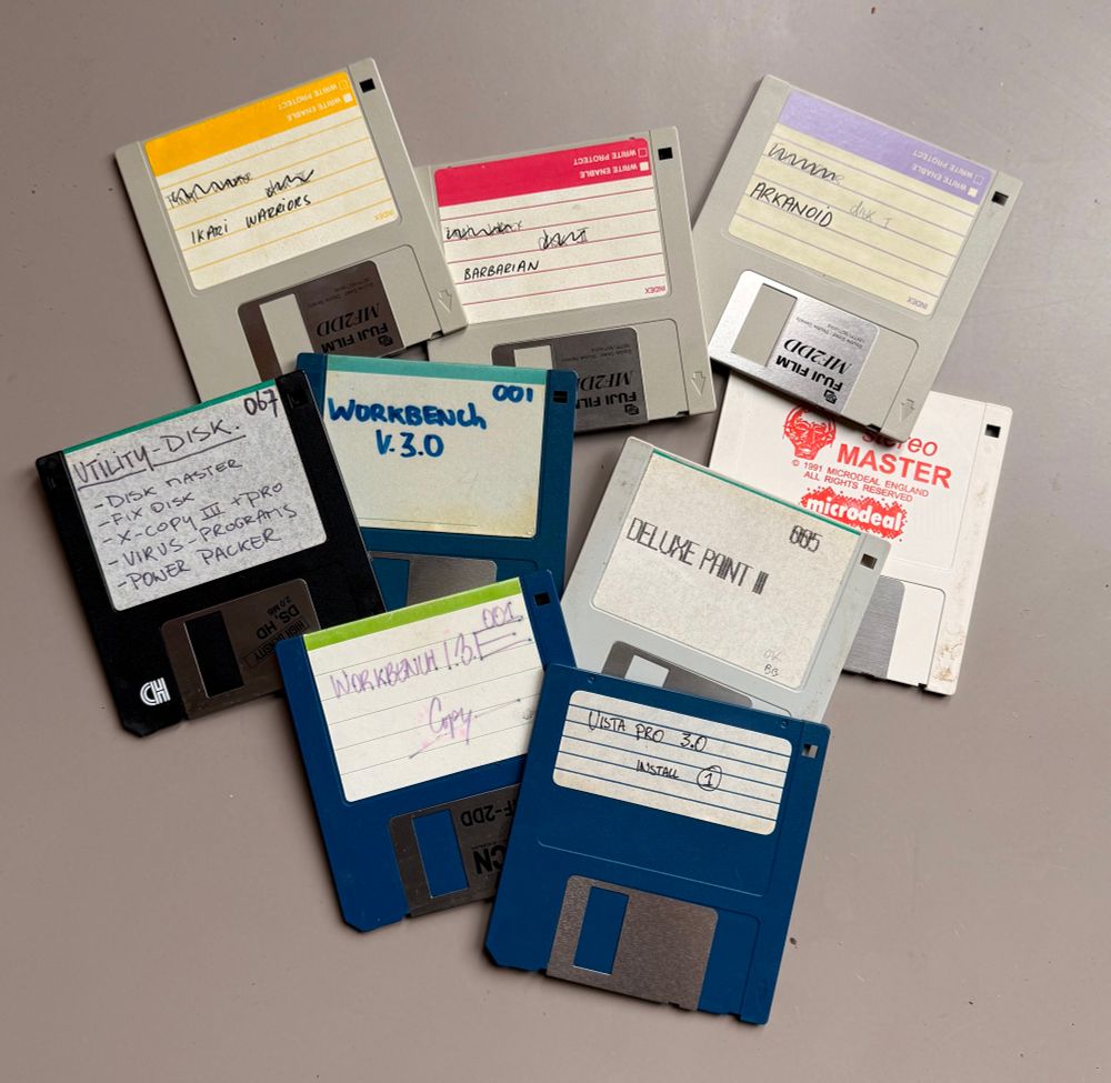 Amiga 500 floppy disks
