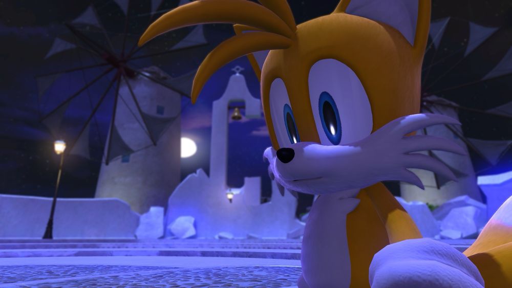 Tails. The most visible change here is his longer mouth. Other changes that aren't seen are a difference in ear shape, hair, and sole design, which is meant to look like his SA2 soles.