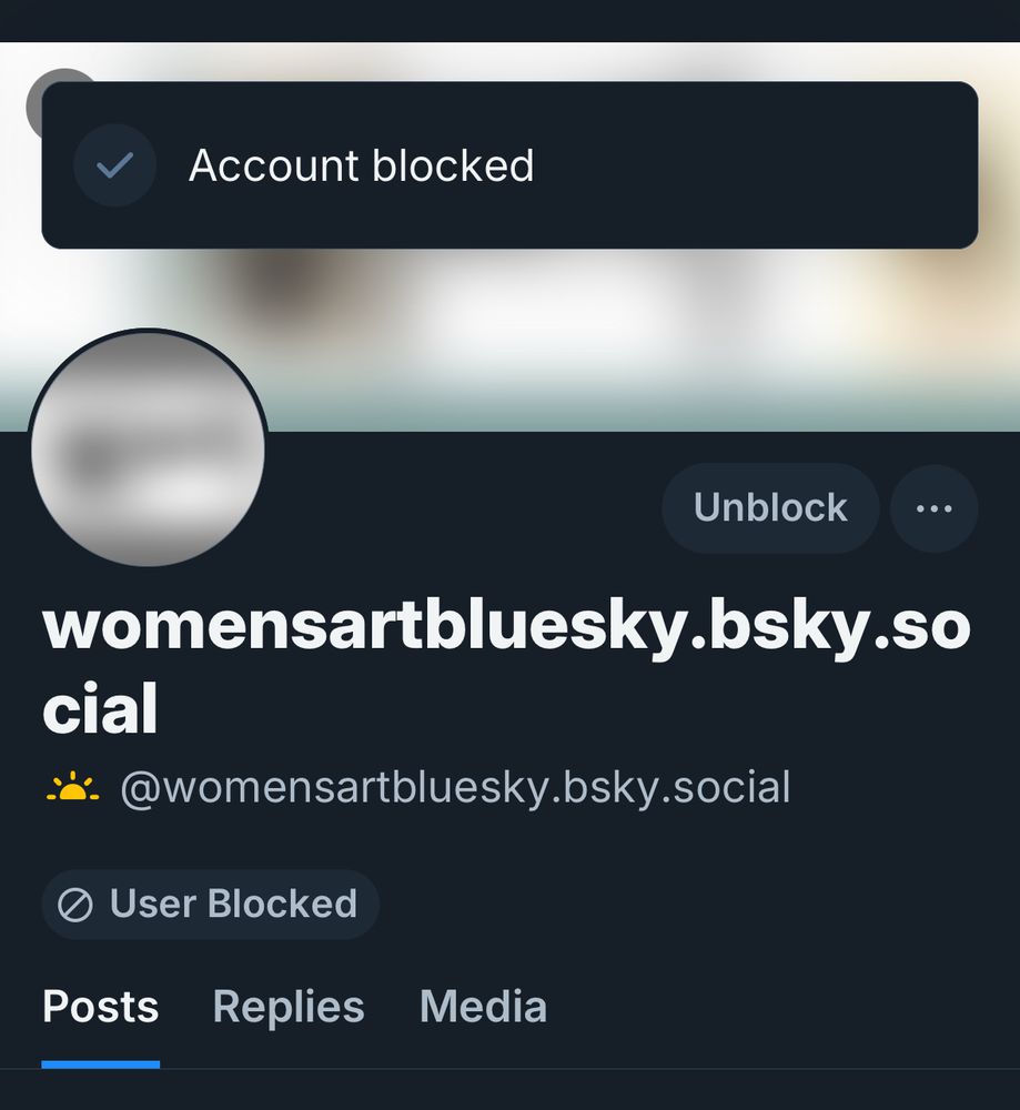 this account blocking a TERF