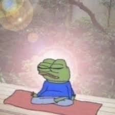 pepe meditating