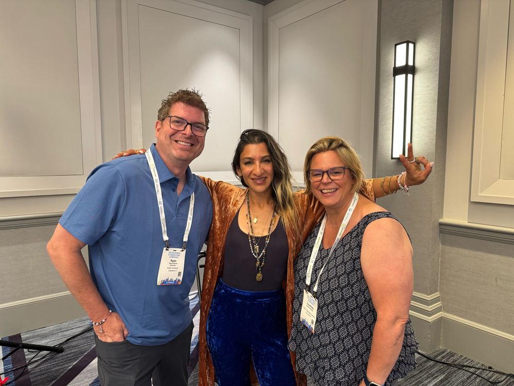 Ryan and Courtney with Vanessa Vakharia.