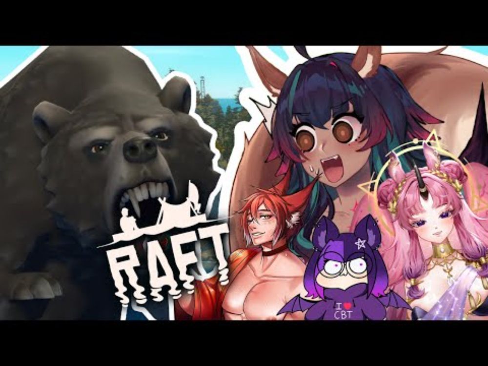 Can these vtubers survive bear island? | Raft with Sif Avellana and the Big Booba Crew