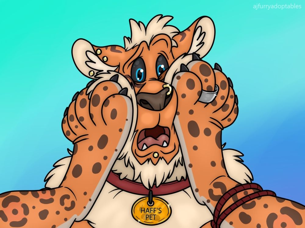 Beau with Haff's feet on his face in the style of Don Bluth