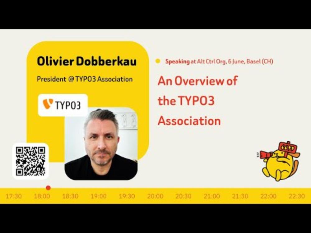 Olivier Dobberkau on An Overview of the TYPO3 Association