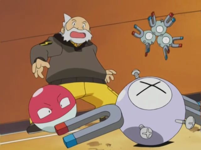 Fainted Magnemite. Not dead lol