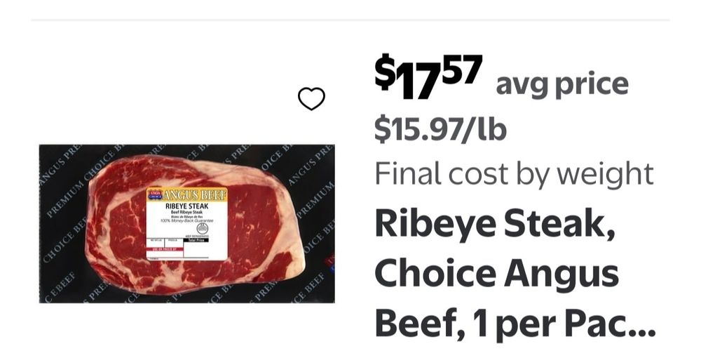 Picture of ribeye steak
