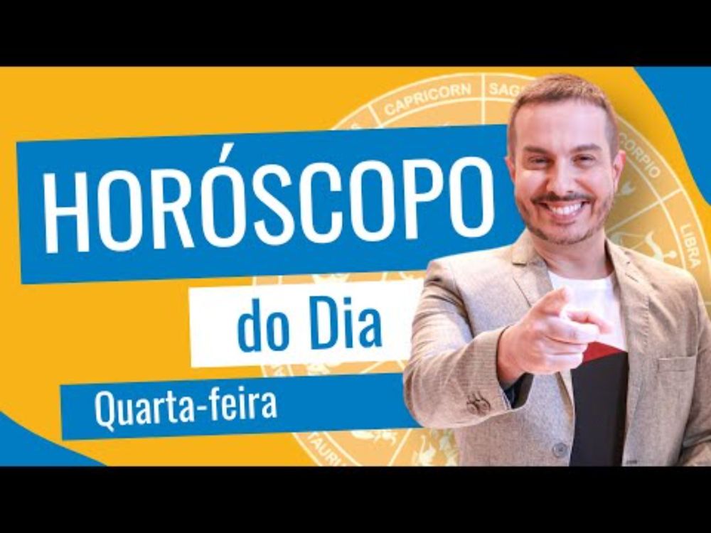 02/10/24 - HORÓSCOPO DO DIA - (QUARTA)  | André Mantovanni