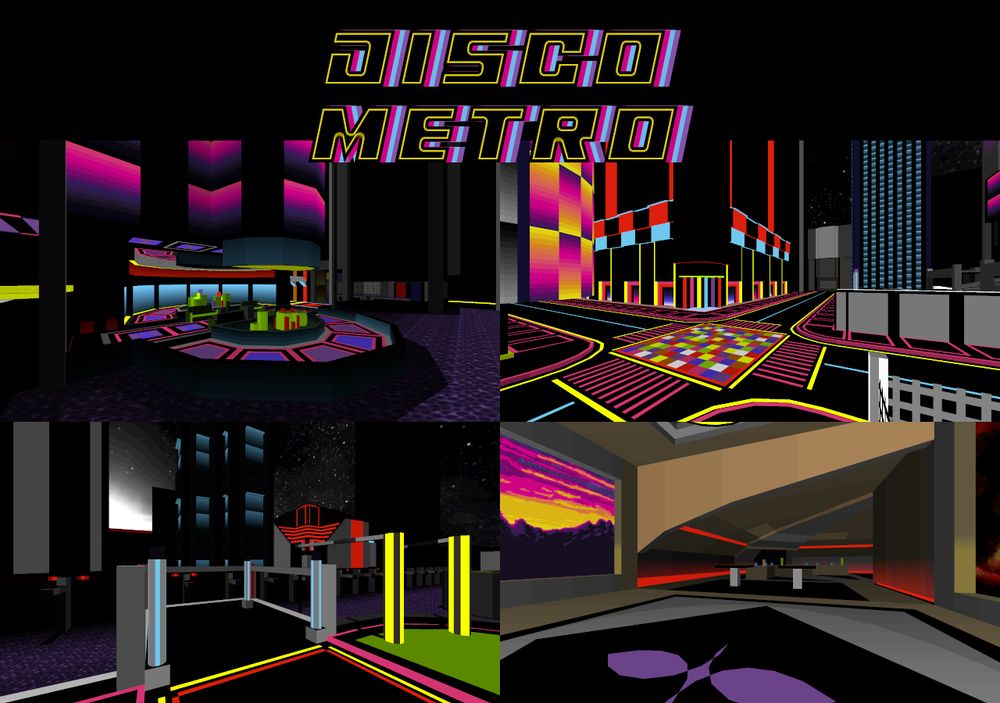 Screenshots of the map Disco Metro