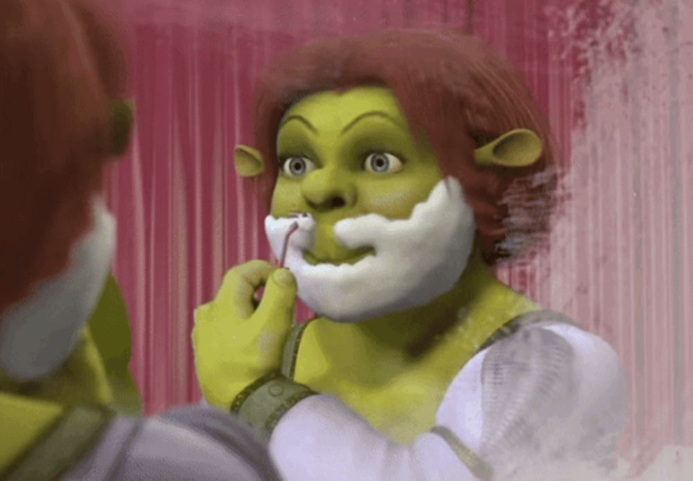 Princess Fiona Shave GIF