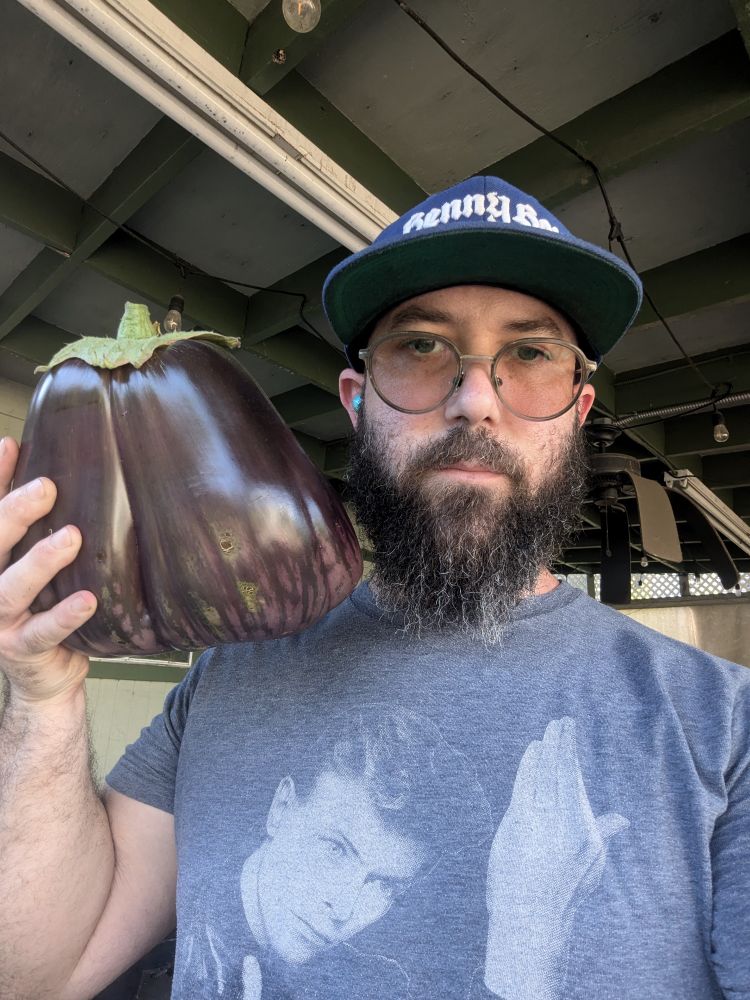 Humongous disgusting eggplant 