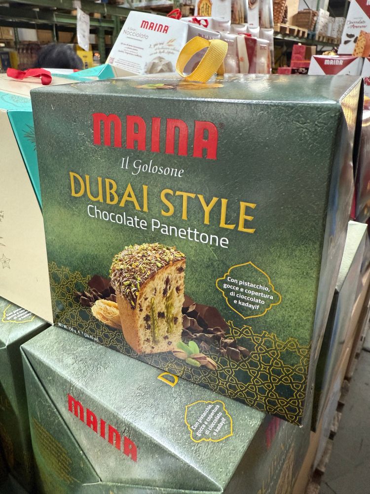 Panettone mit Dubai Geschmack.